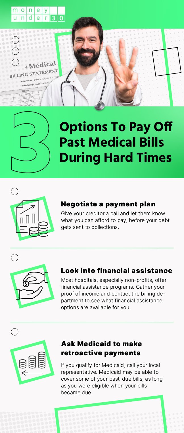 What To Do When You Get Medical Bills You Can’t Afford - Infographic
