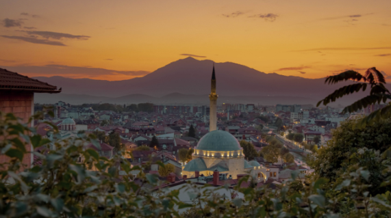 Sunset in Prizren, Kosovo
