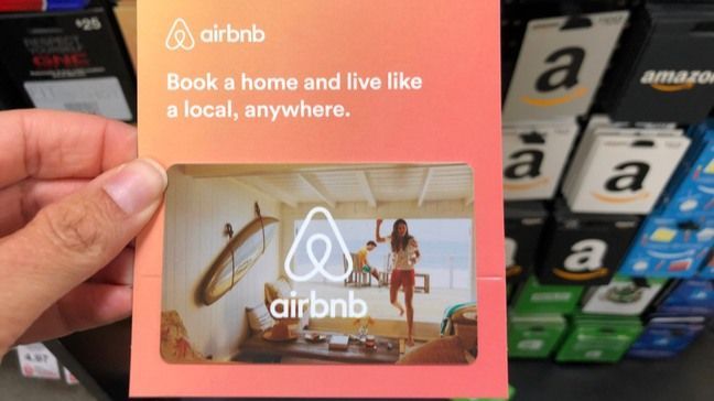 Redeem points for Airbnb gift cards