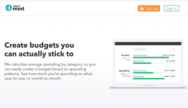Best Budgeting Apps - Mint Dashboard