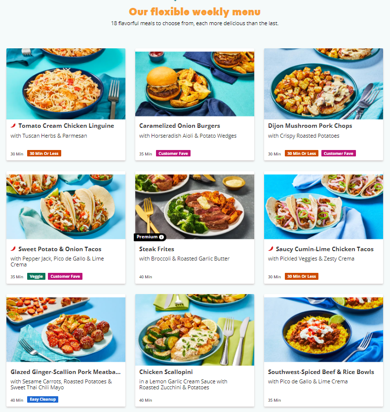 Easy EveryPlate Recipes 2024 - AtOnce