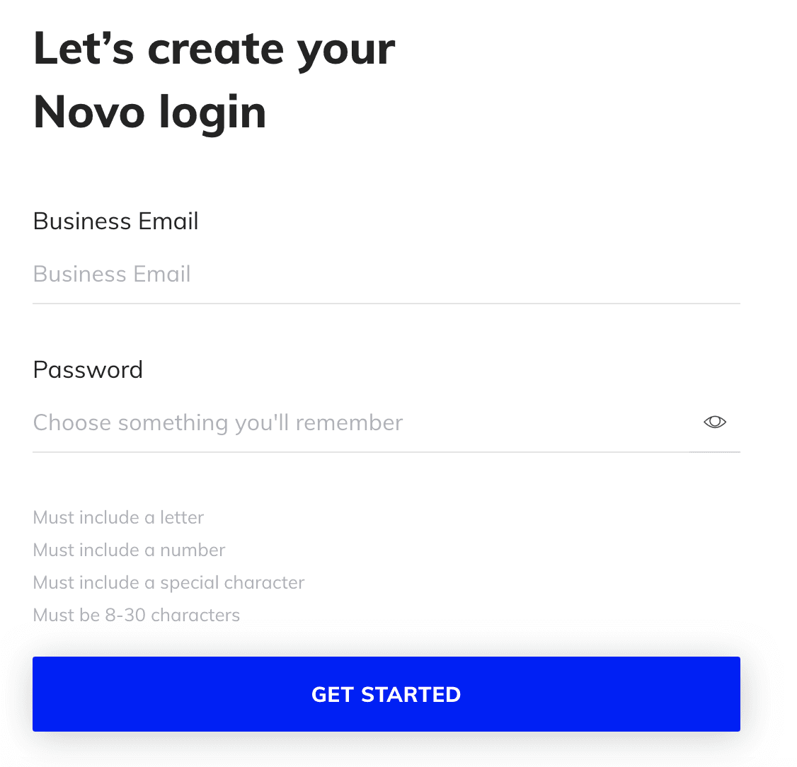 Bank Novo Review: My Experience Using Bank Novo - create login