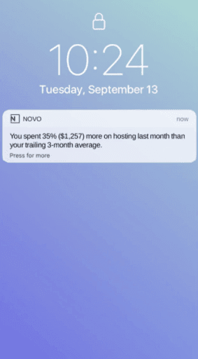Bank Novo Review: My Experience Using Bank Novo - Unserviceable notice - My experience recent transactions - My experience account notification