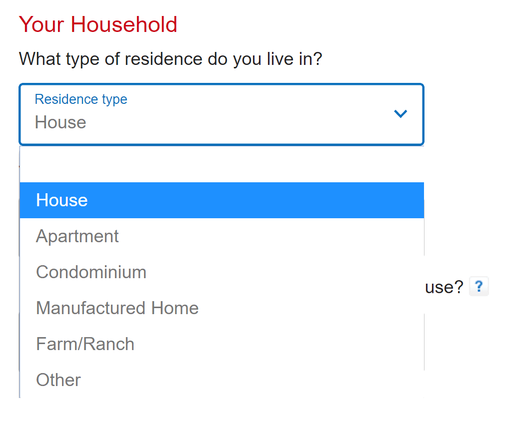 State Farm Review: My Experience Using State Farm - What type of residence do you live in?