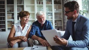 Invest with Traditional human financial advisors