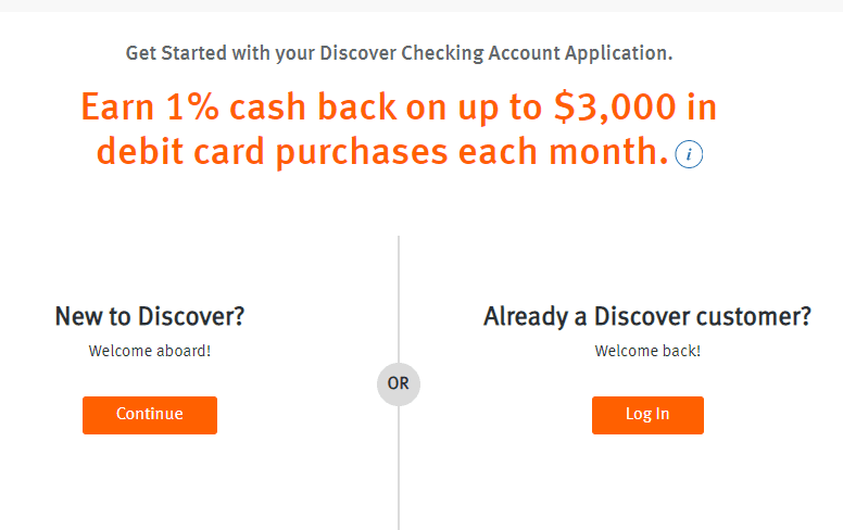 Discover Cashback Debit Account Review - New to Discover
