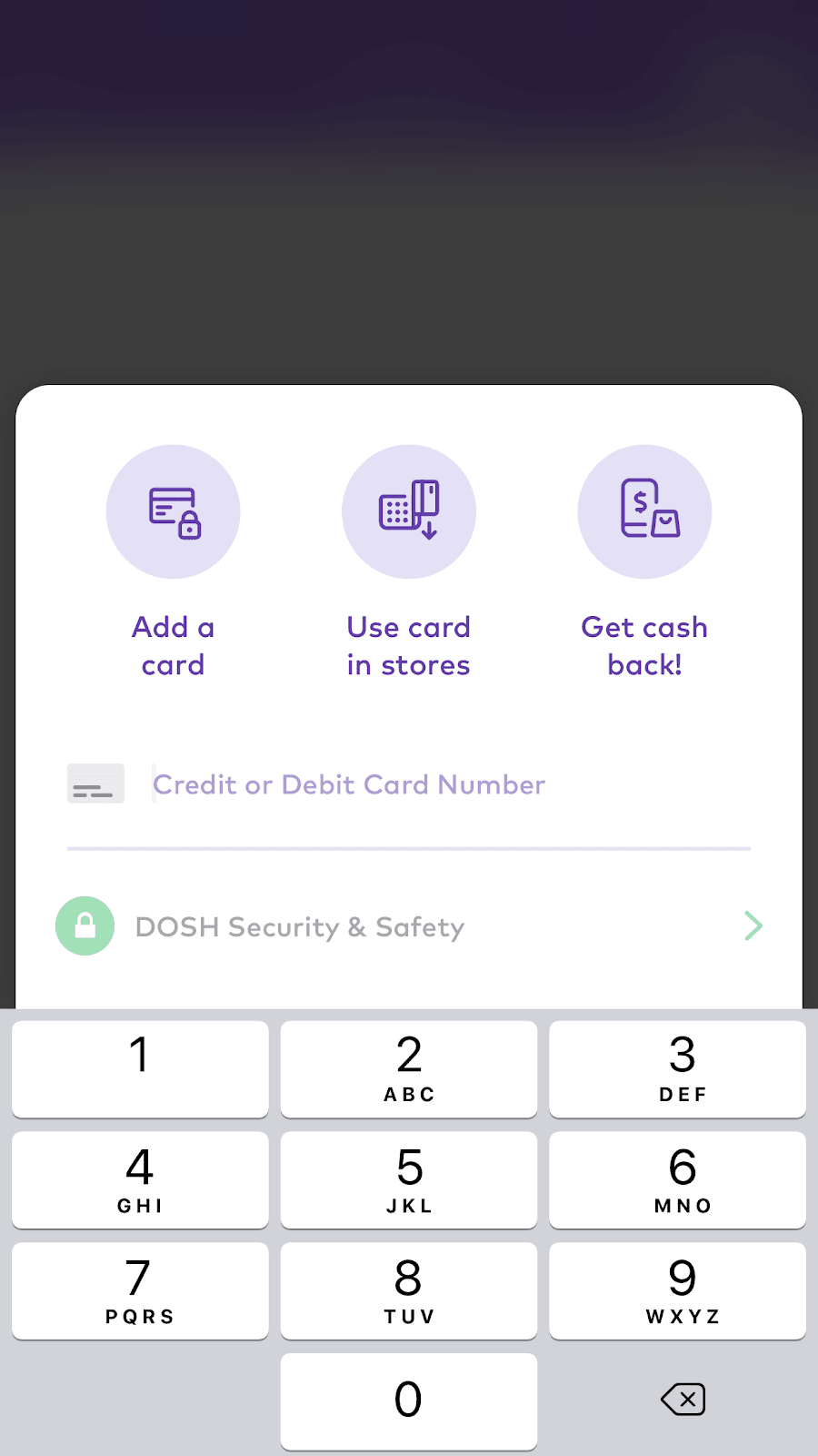 Dosh Review: How I Earn Cash Back, No Coupons Required - Enter your debit or credit account number