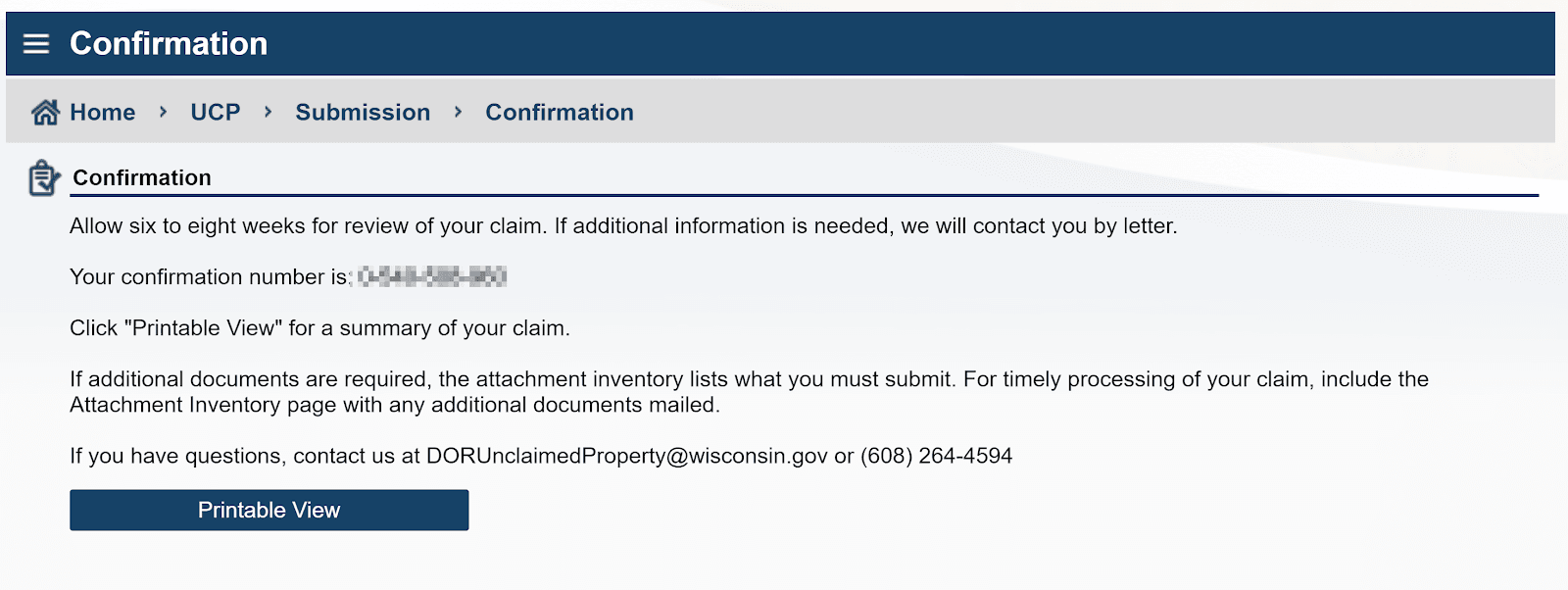 Finding Lost Money: Unclaimed Funds From Across The United States - Confirmation