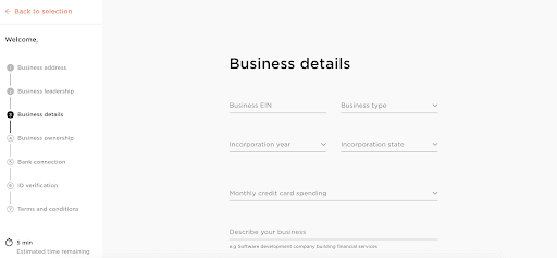 Brex Review: A Company That Makes Managing Your Startup A Breeze - Business details