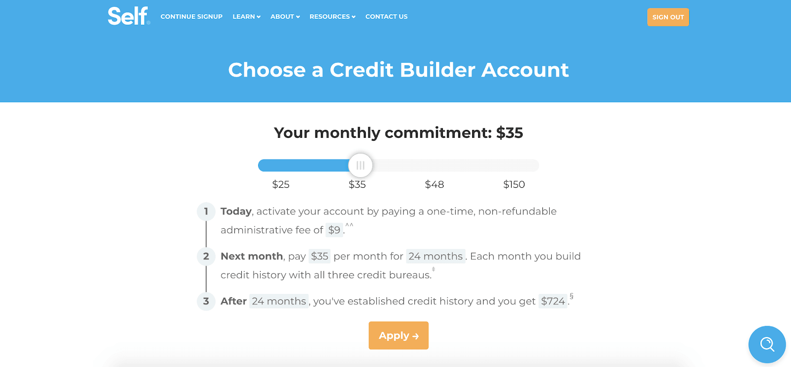 Self Review: Building Credit While Saving Money - Choose a credit builder account