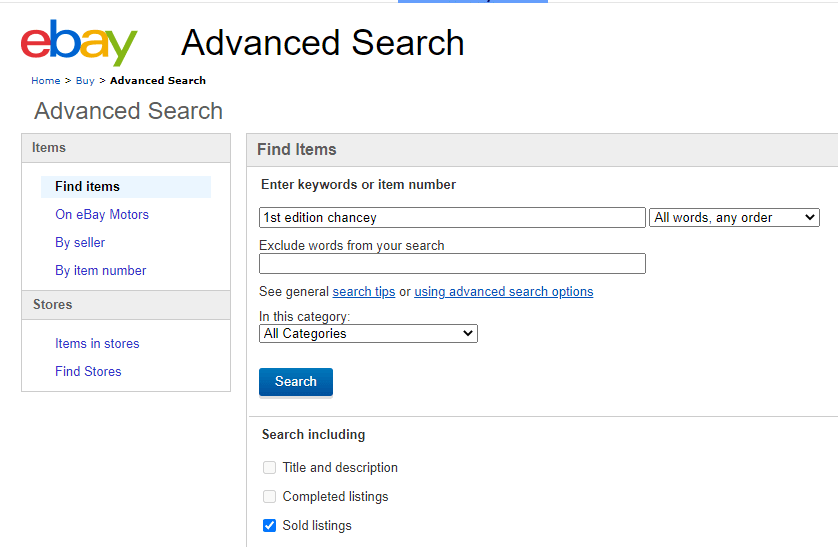 ポケモンカードへの投資（はい！本当に！）：あなたが知る必要があるすべて - eBayでの高度な検索