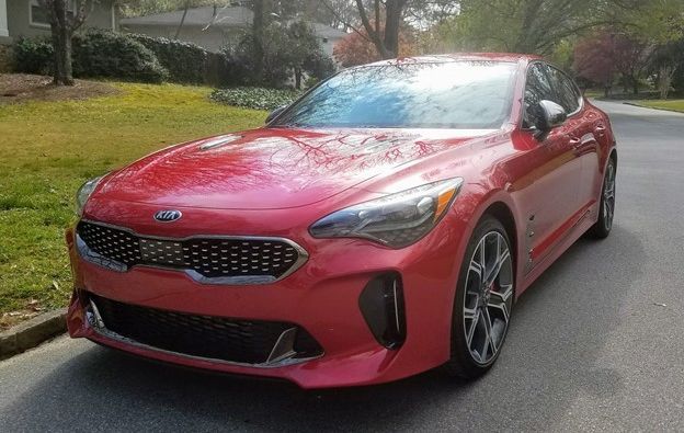 Front view of a Kia car