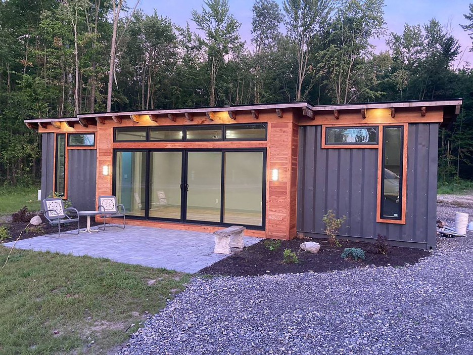 Image of a container home in Kirkville, NY