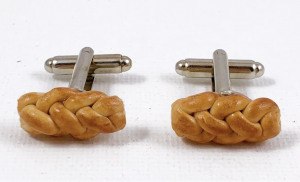 Challah cuff links