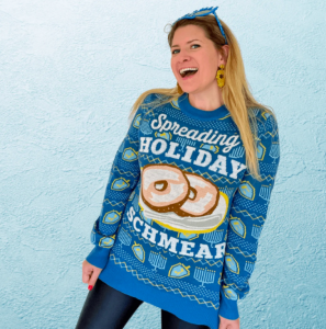 Holiday schmear sweater