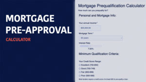 Mortgage preapproval calculator