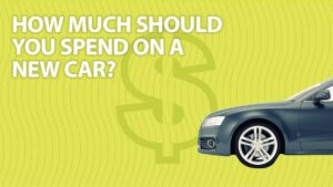 Text: How much should you spend on a new car?
