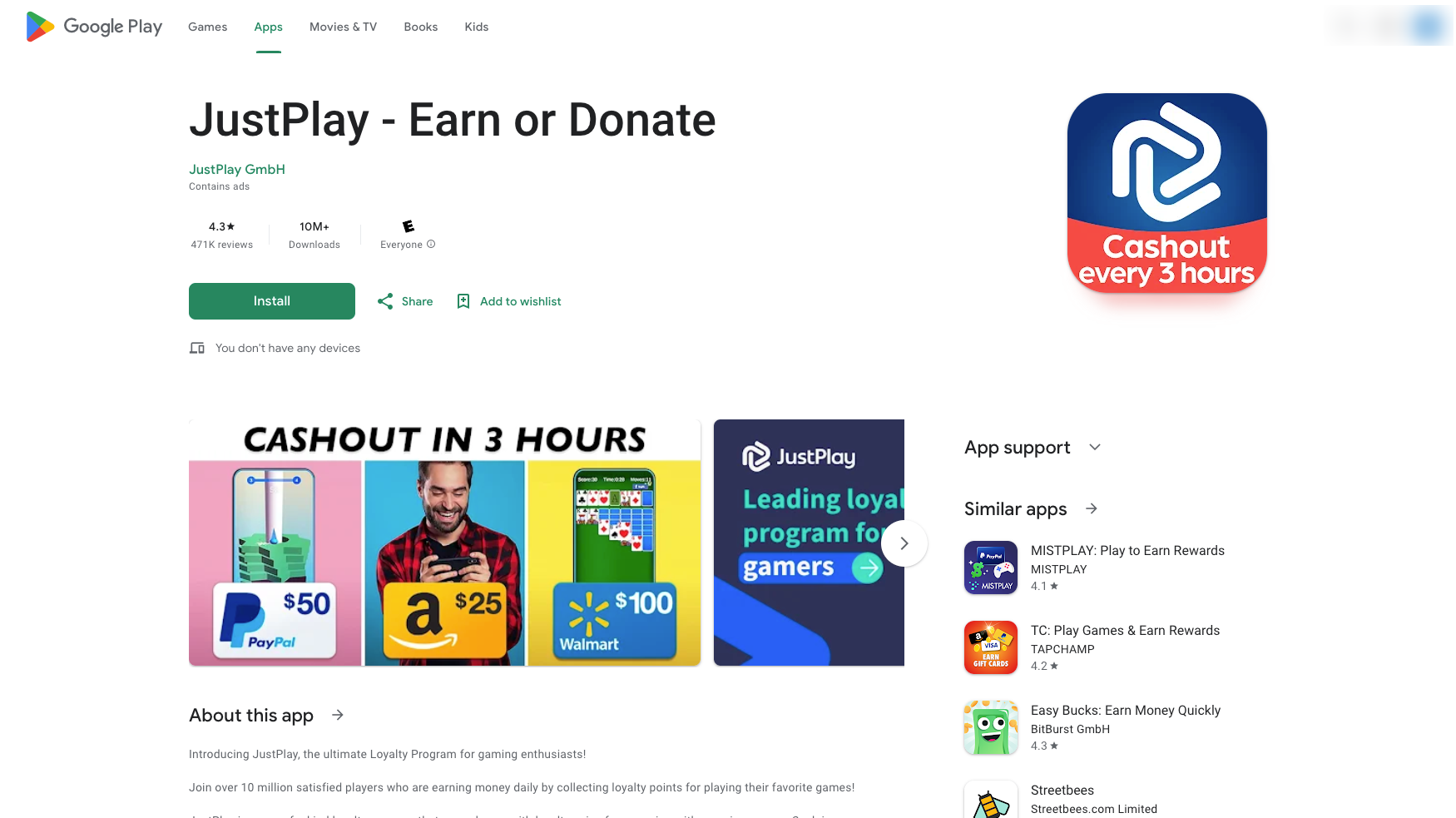 Make Money: Play & Earn Cash - Apps on Google Play