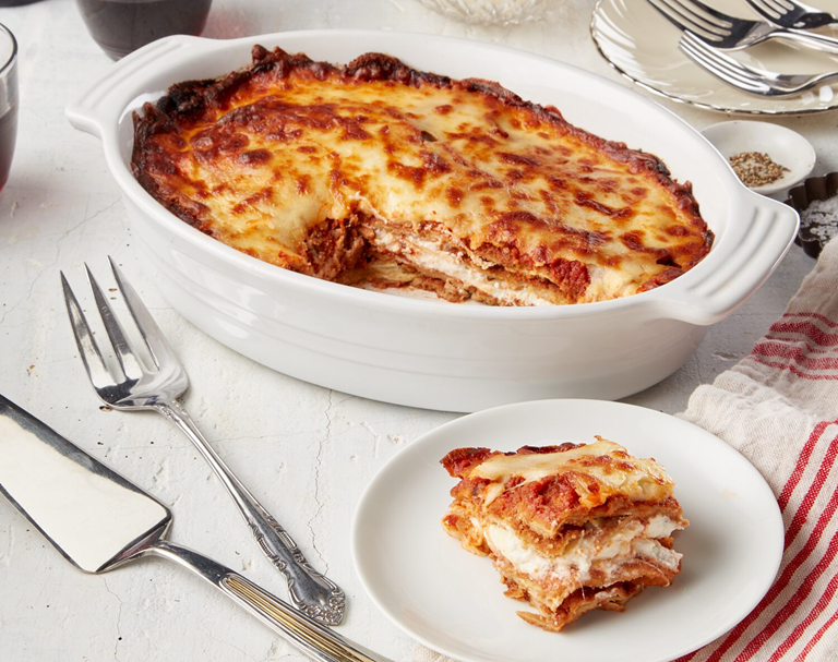 prepared meal delivery of eggplant parmesan from FreshDirect
